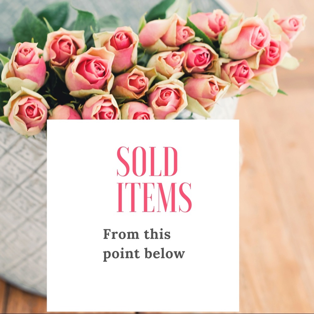 😊Sold items from this point below